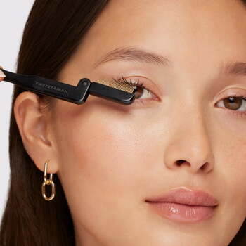 Folding Lash Comb - Zlatý hrebienok na rozčesanie rias